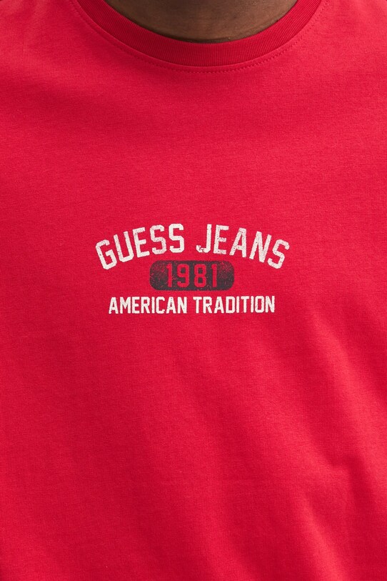 Бавовняна футболка Guess Jeans M5RI77.K8FQ4 червоний