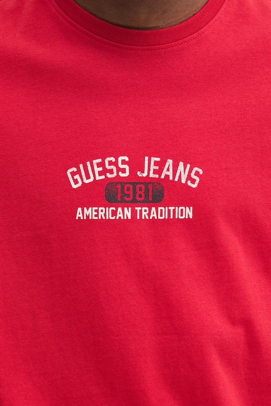 Бавовняна футболка Guess Jeans M5RI77.K8FQ4 червоний