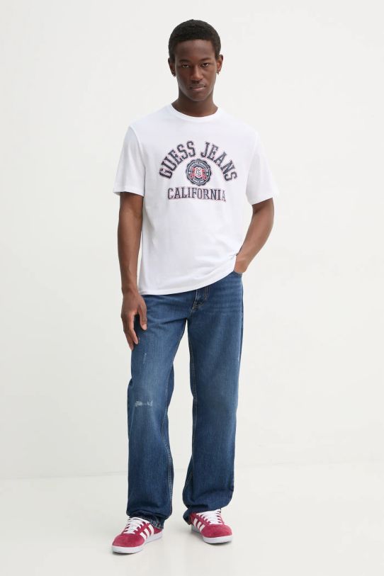 Guess Jeans t-shirt bawełniany M5RI80.K8HM0 biały SS25