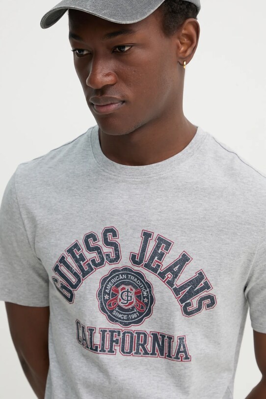 Guess Jeans tricou din bumbac gri M5RI80.K8HM0