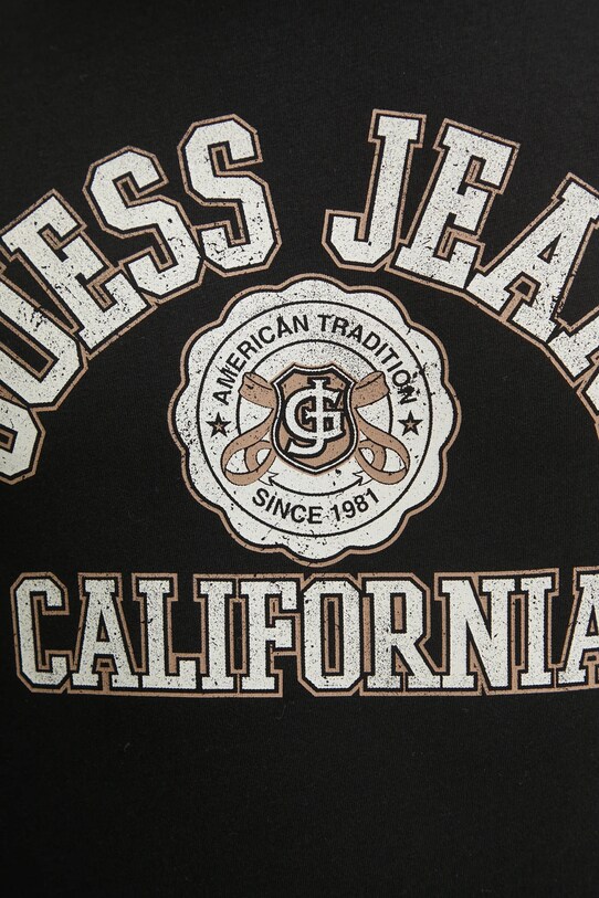 Guess Jeans pamut póló M5RI80.K8HM0 fekete