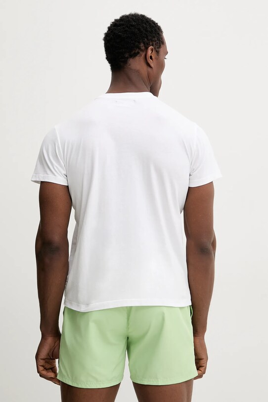 Vilebrequin tricou din bumbac PORTISOL PTSCM919 alb SS25