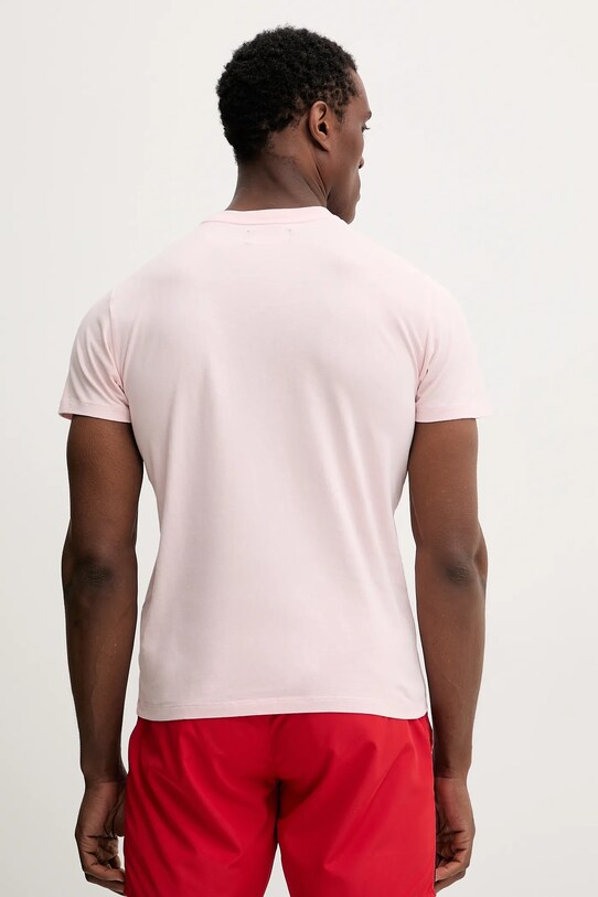 Vilebrequin t-shirt bawełniany PORTISOL PTSCM919 różowy SS25