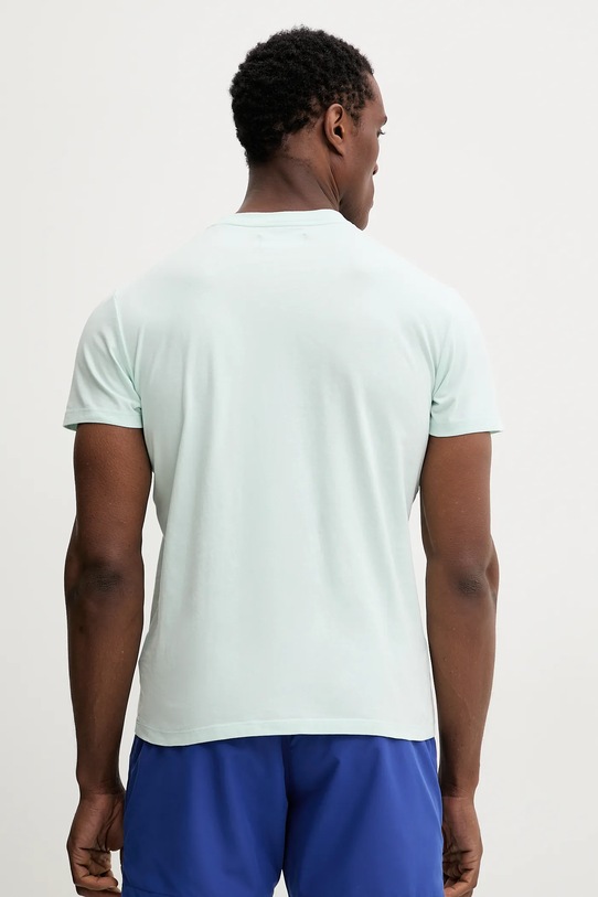 Pamučna majica Vilebrequin PORTISOL PTSCM919 zelena SS25