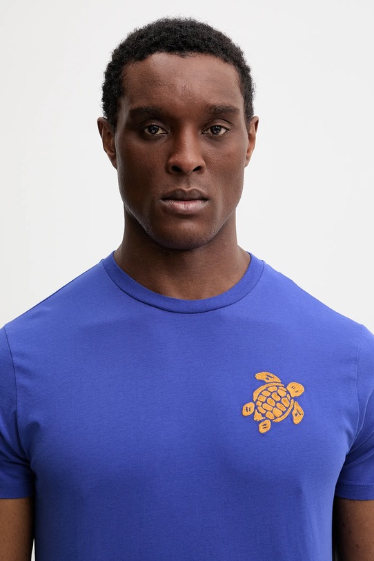 Odzież Vilebrequin t-shirt bawełniany PORTISOL PTSCM919 fioletowy