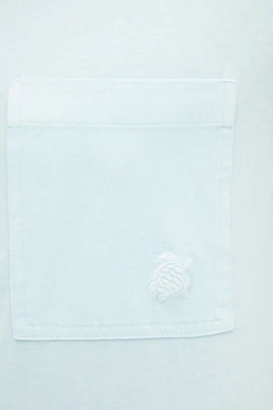 Vilebrequin tricou din bumbac TITAN turcoaz TTNCP103