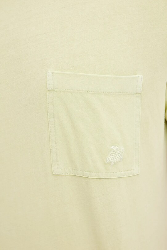 Vilebrequin t-shirt bawełniany TITAN TTNCP103 żółty