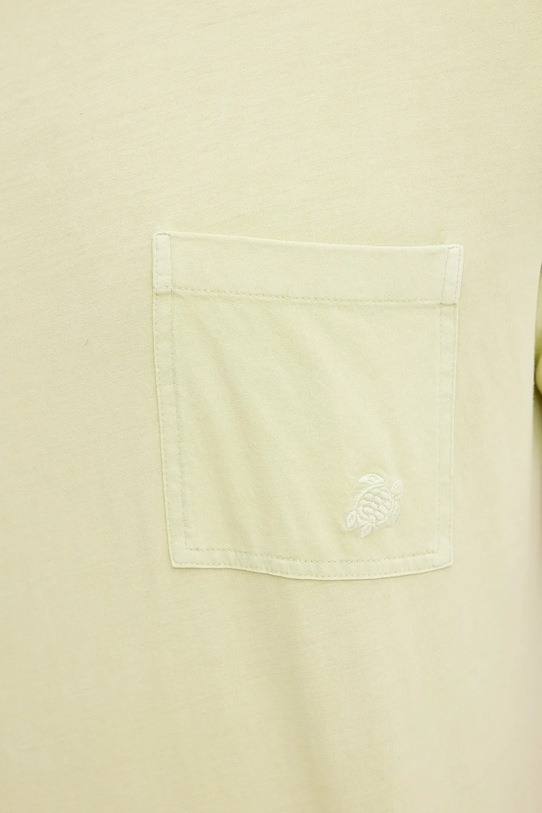 Bavlněné tričko Vilebrequin TITAN TTNCP103 žlutá