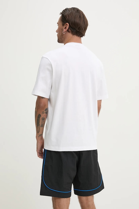 Одежда Хлопковая футболка HUGO x RACING BULLS 50542766 белый