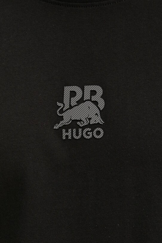 HUGO tricou din bumbac x RACING BULLS 50542766 negru