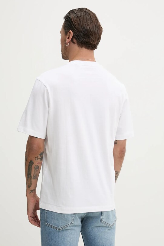 Îmbrăcăminte HUGO tricou din bumbac x RACING BULLS 50542775 alb