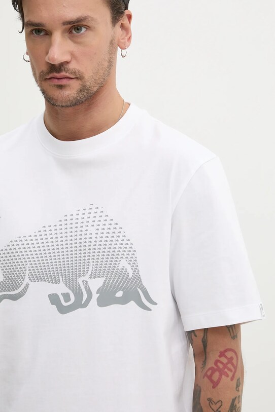 HUGO tricou din bumbac x RACING BULLS alb 50542775