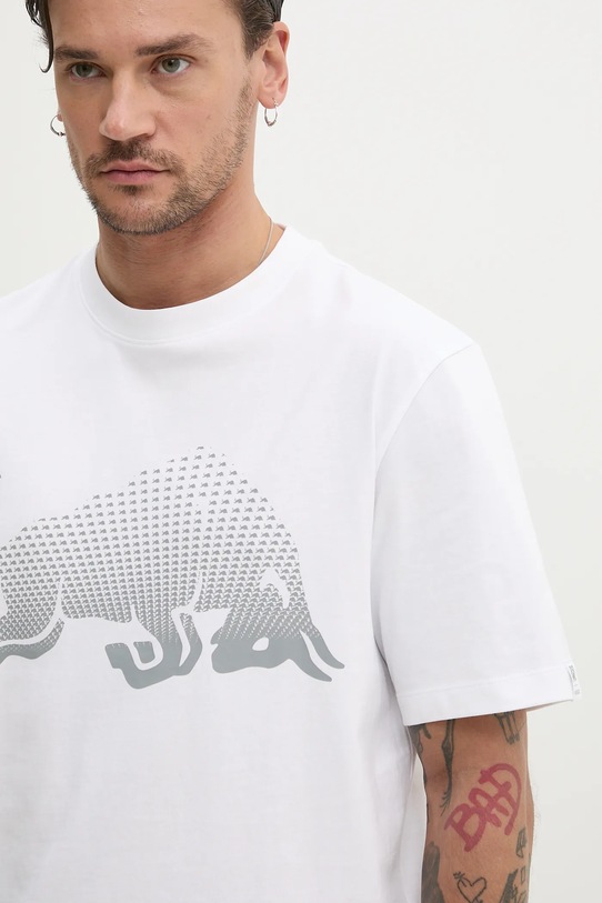 Хлопковая футболка HUGO x RACING BULLS белый 50542775