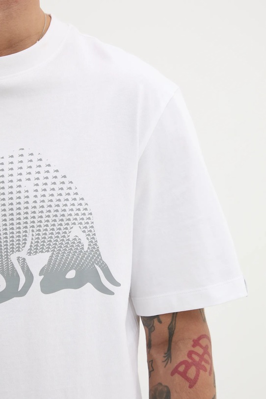 Хлопковая футболка HUGO x RACING BULLS 50542775 белый