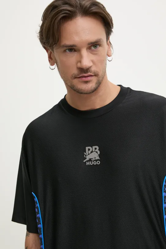HUGO t-shirt x RACING BULLS pozostałe czarny 50545110