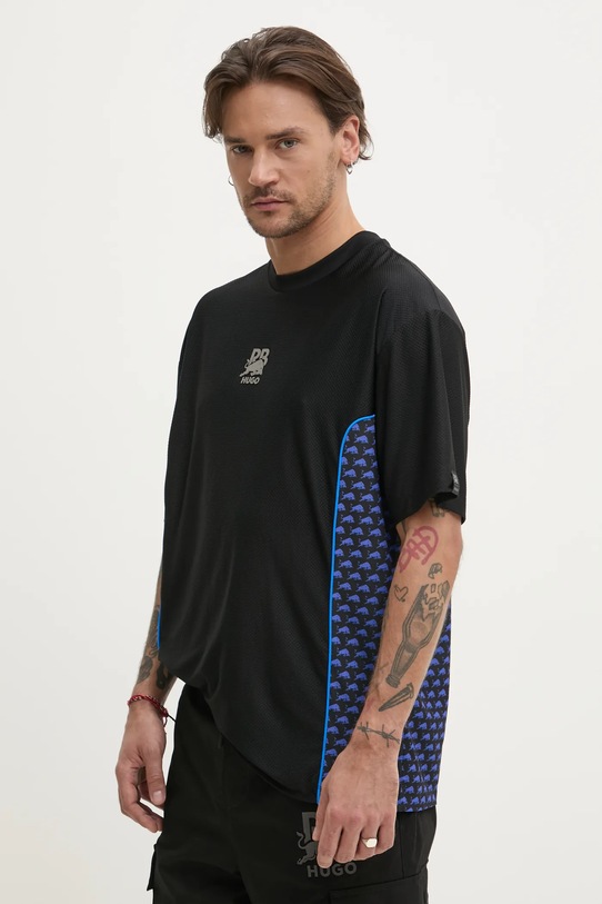 HUGO t-shirt x RACING BULLS czarny 50545110