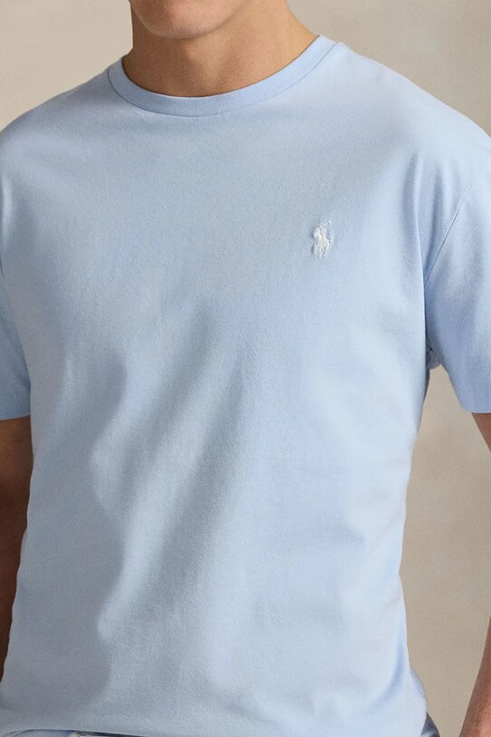 Polo Ralph Lauren t-shirt bawełniany Wimbledon Collection niebieski 710970513