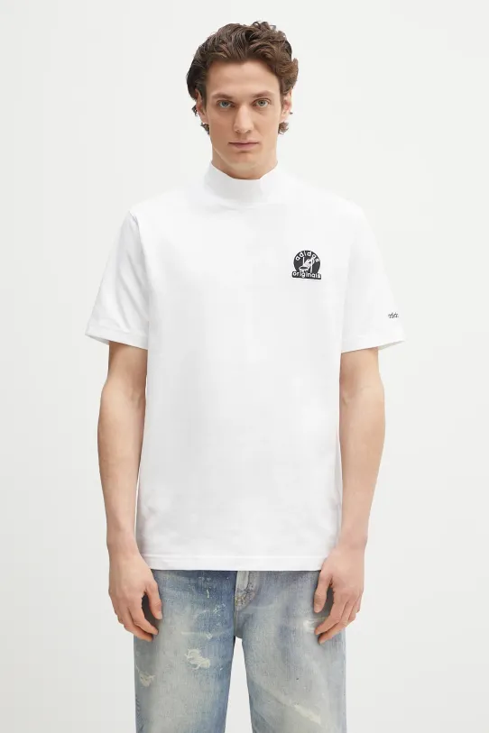Хлопковая футболка adidas Originals GRFX TEE хлопок белый JC8367