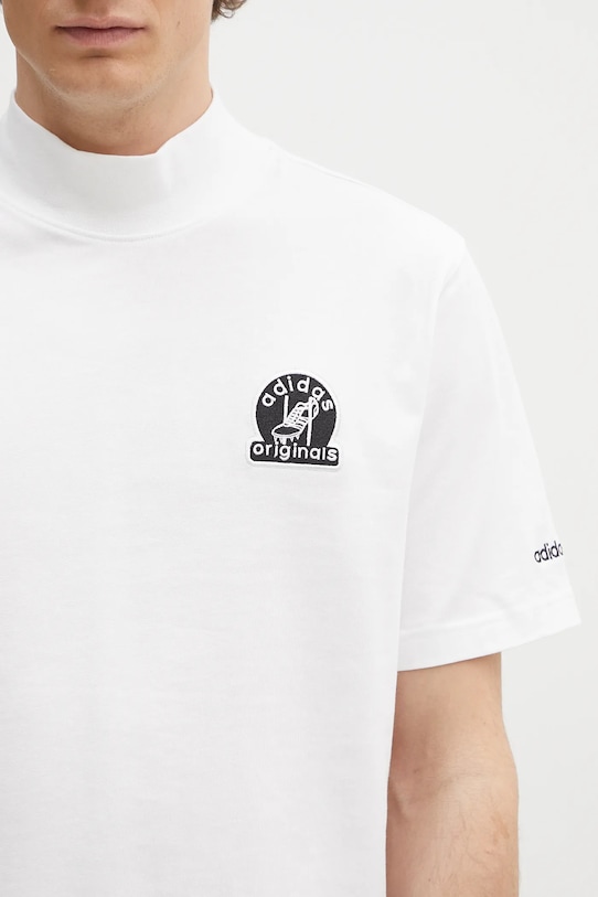 Хлопковая футболка adidas Originals GRFX TEE белый JC8367