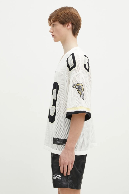 Хлопковая футболка adidas Originals KNIT JERSEY JX1699 белый SS25