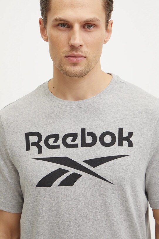 Reebok Classic t-shirt bawełniany szary 100071173