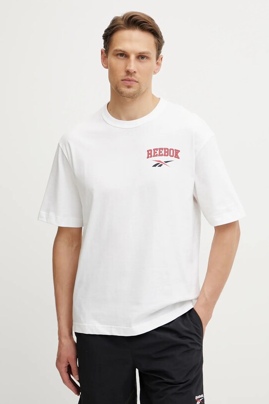 Oblečení Bavlněné tričko Reebok Classic 100218838 bílá