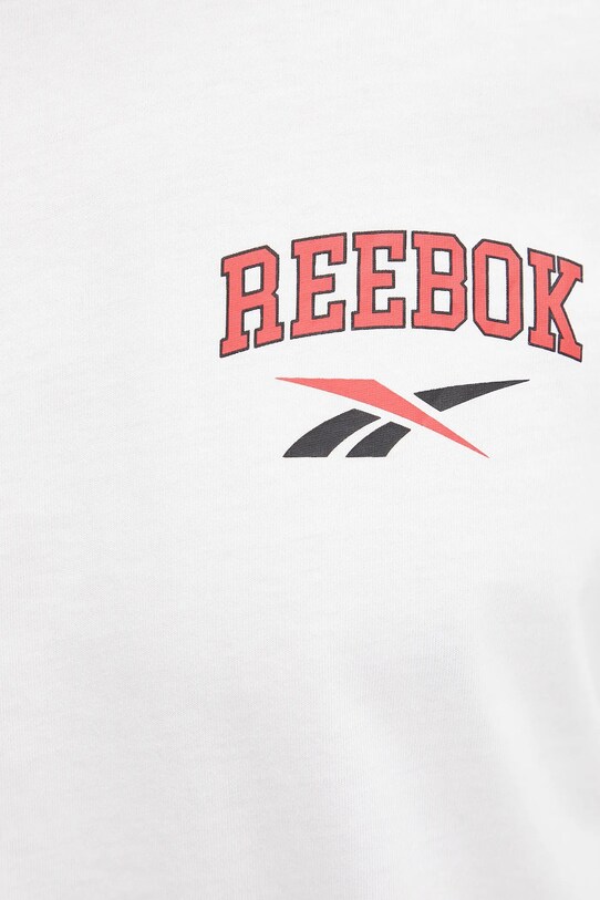 Bavlněné tričko Reebok Classic 100218838 bílá