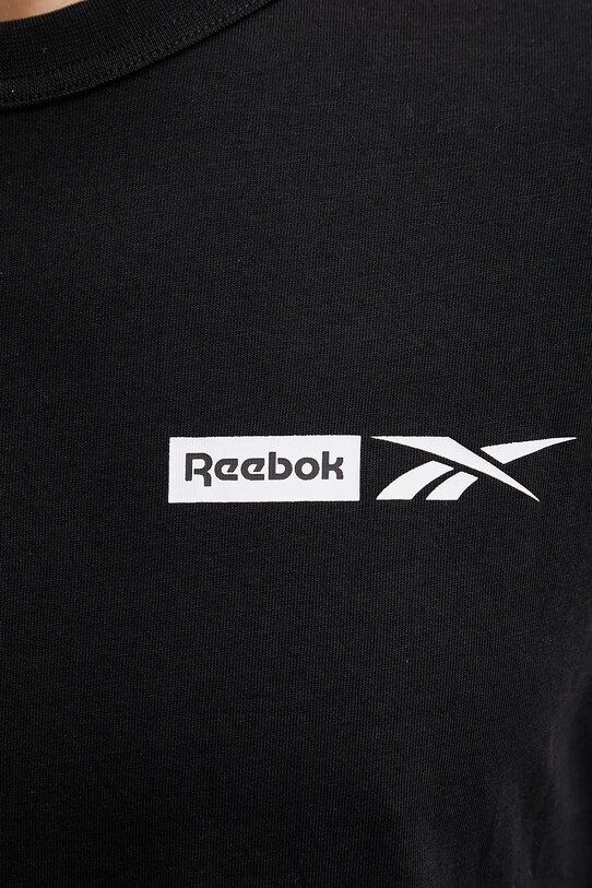 Хлопковая футболка Reebok Classic 100218827 чёрный