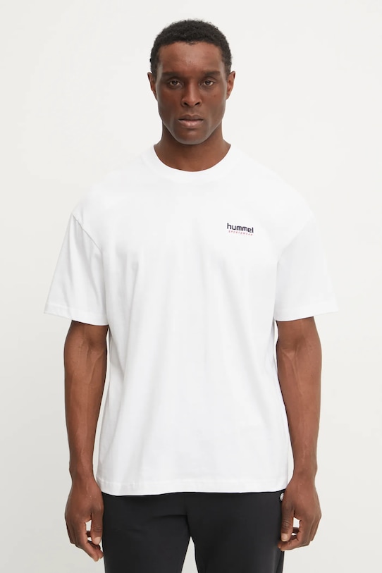 Хлопковая футболка Hummel хлопок белый 226078
