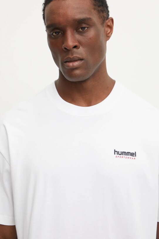 Хлопковая футболка Hummel белый 226078