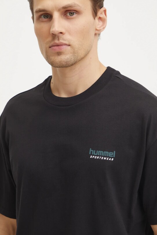 Hummel tricou din bumbac negru 226078