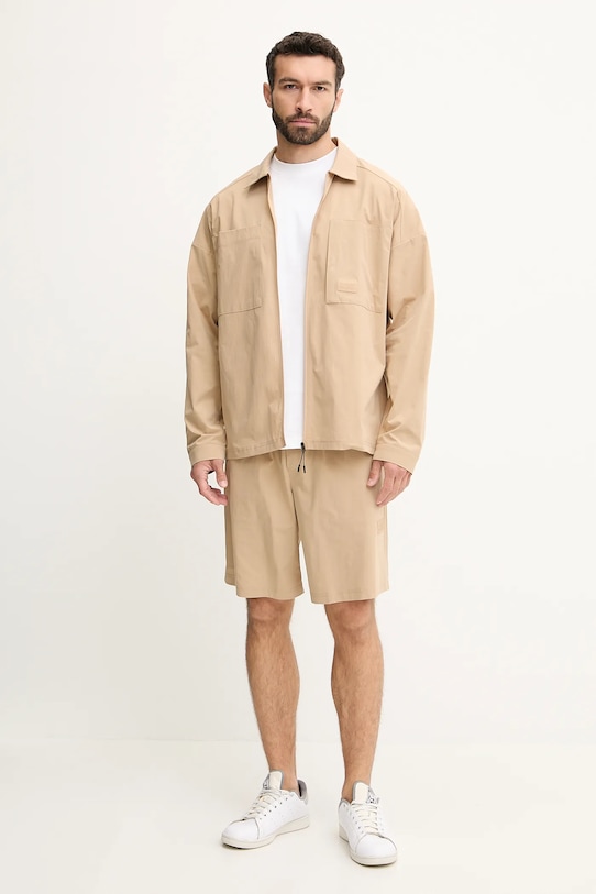 Хлопковая футболка Hummel 227549 белый SS25