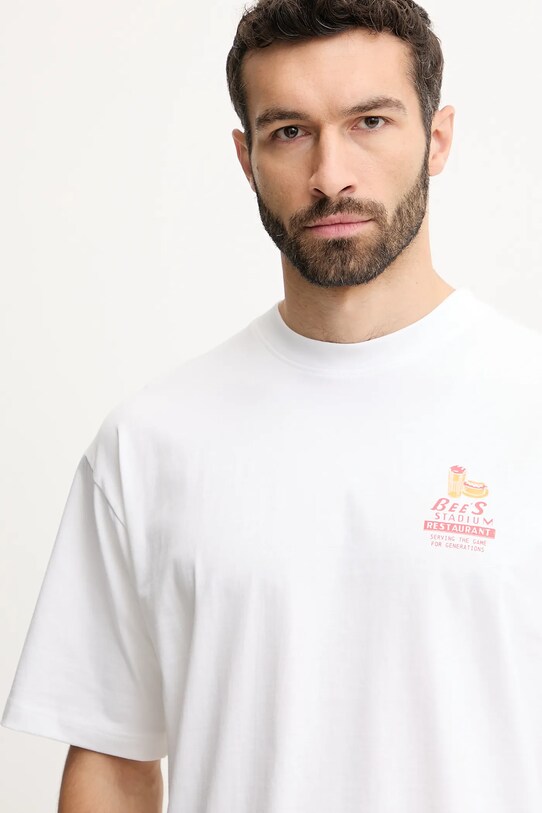 Hummel t-shirt bawełniany biały 227549