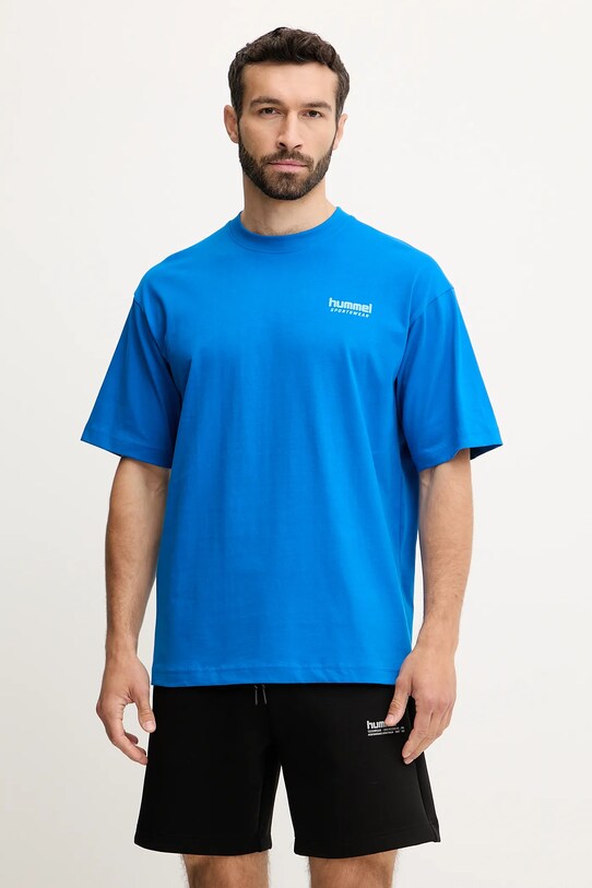 Îmbrăcăminte Hummel tricou din bumbac 227549 albastru