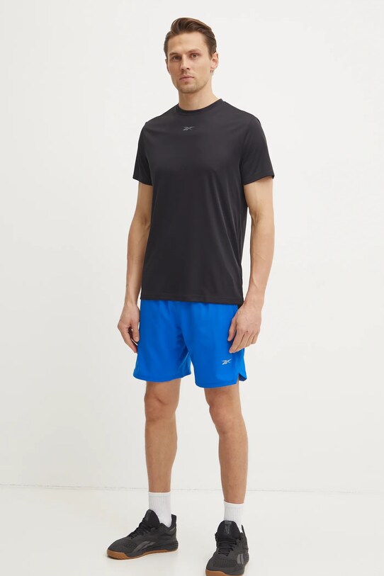 Reebok t-shirt 100215541 czarny SS25