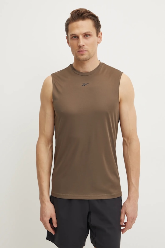 Reebok t-shirt sima zöld 100216538