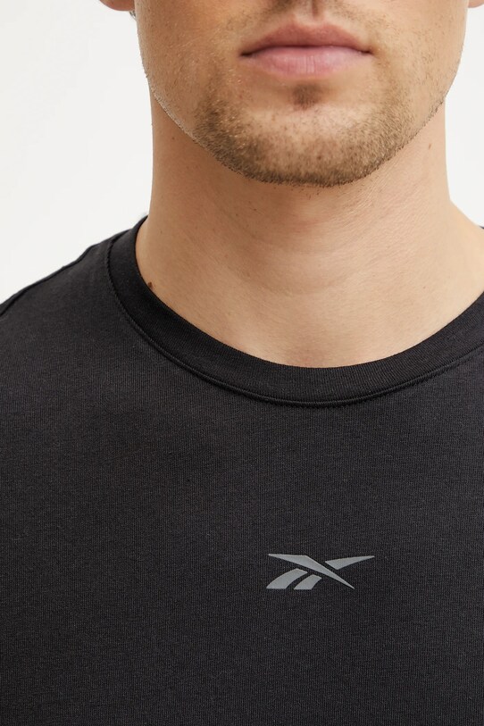 Μπλουζάκι προπόνησης Reebok Athlete 100215058 μαύρο