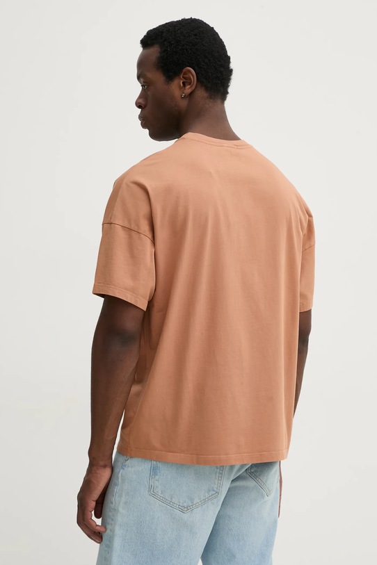 Oblečení Bavlněné tričko American Vintage MFIZ02AE25 hnědá