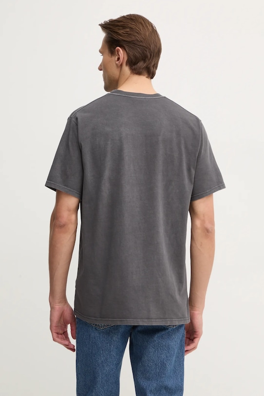 Odzież American Vintage t-shirt bawełniany MFIZ25BE25 szary