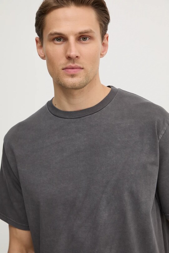 American Vintage t-shirt bawełniany szary MFIZ25BE25
