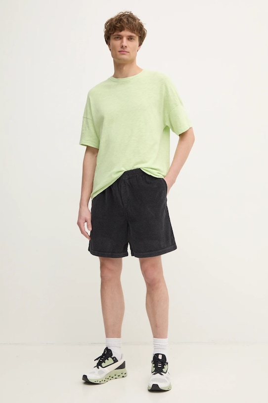 Хлопковая футболка American Vintage MSON02AGE25 зелёный SS25