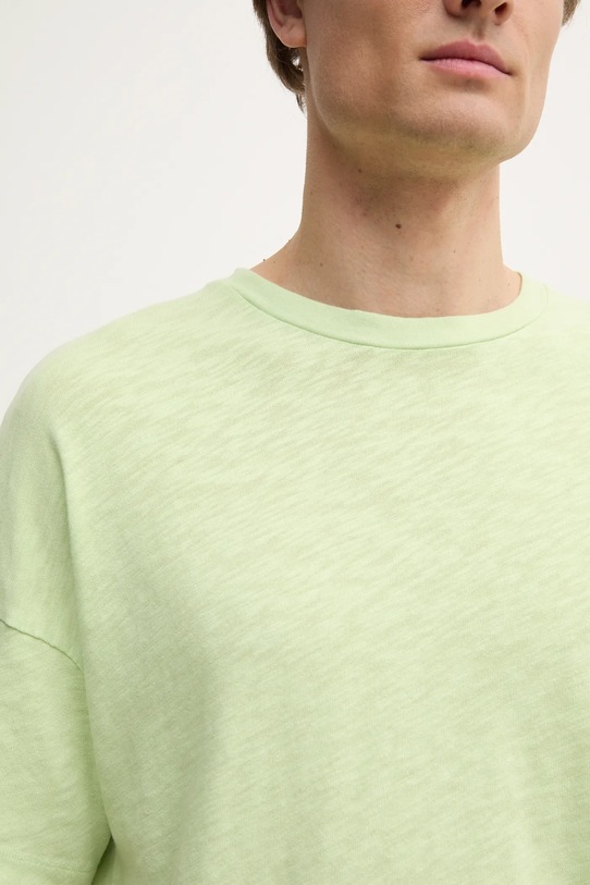 Хлопковая футболка American Vintage MSON02AGE25 зелёный