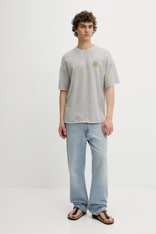 American Vintage tricou MZOF02AE25 gri SS25