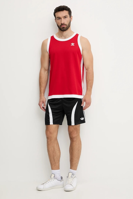 adidas Originals tricou Adicolor JP1098 rosu SS25