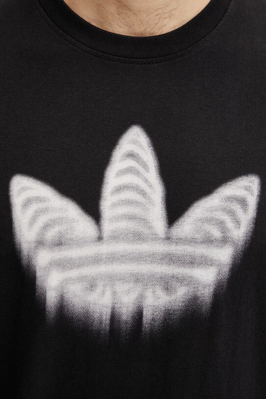 Бавовняна футболка adidas Originals Skeleton Trefoil JI5871 чорний