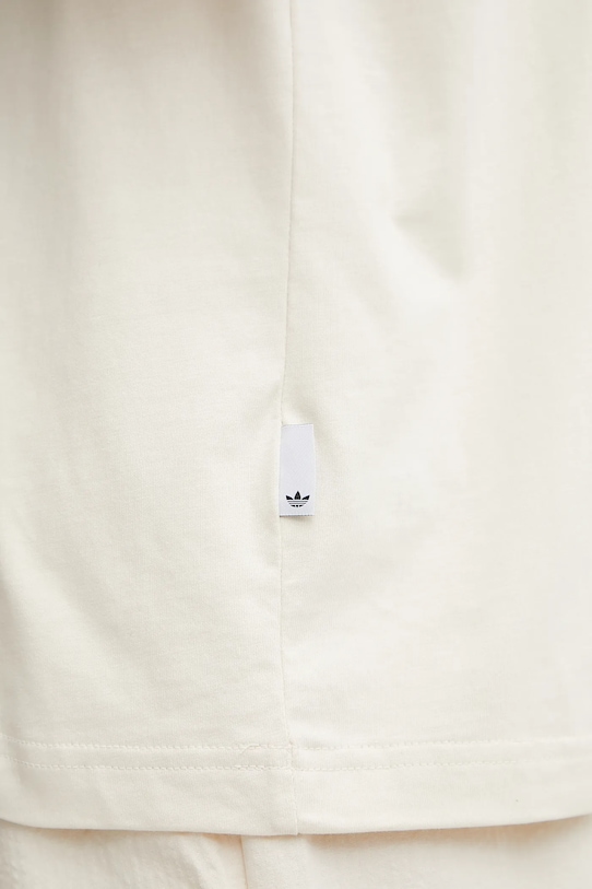 adidas Originals t-shirt in cotone Skeleton Trefoil JN4559 beige