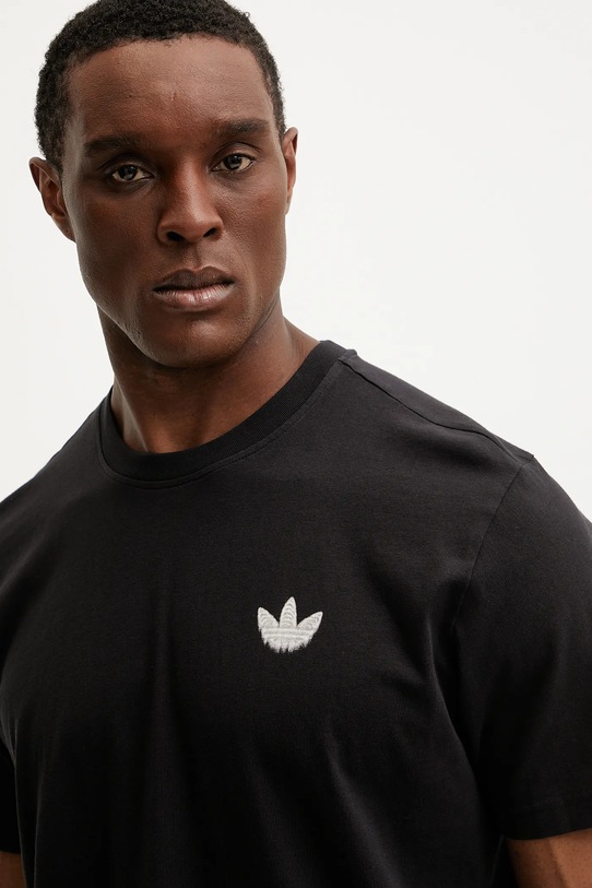 Bavlnené tričko adidas Originals Skeleton Back Tee čierna JI5873