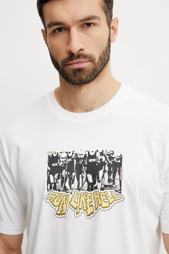 adidas Originals tricou Q12 TS Crowd alb JP2668