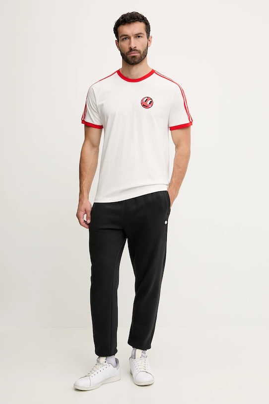 Βαμβακερό μπλουζάκι adidas Originals Cali Tee JD0716 λευκό SS25