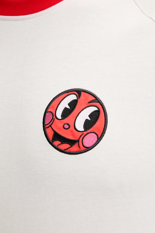 Βαμβακερό μπλουζάκι adidas Originals Cali Tee JD0716 λευκό